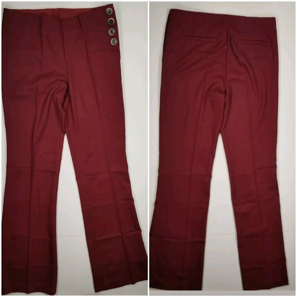 Anthropologie Elevenses The Brighton Pants Sz 2 - Picture 2 of 8